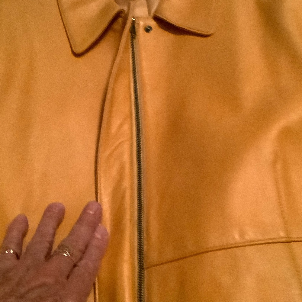 Pendleton Golden Yellow Leather Jacket - image 4